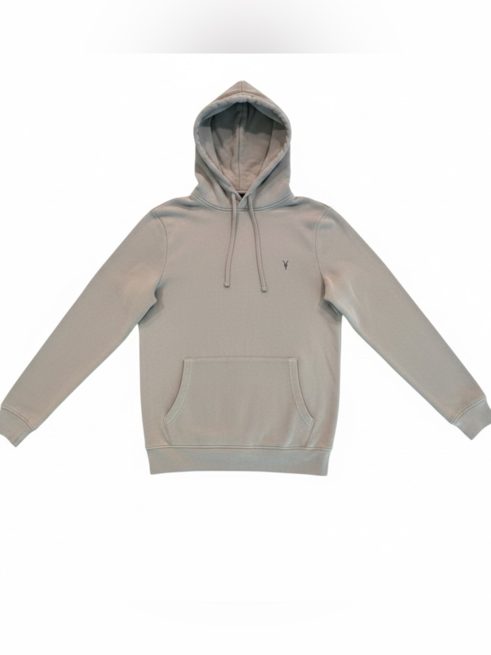 AllSaints Raven Oth Hoodie Sweatshirt - Taupe -
Size Small